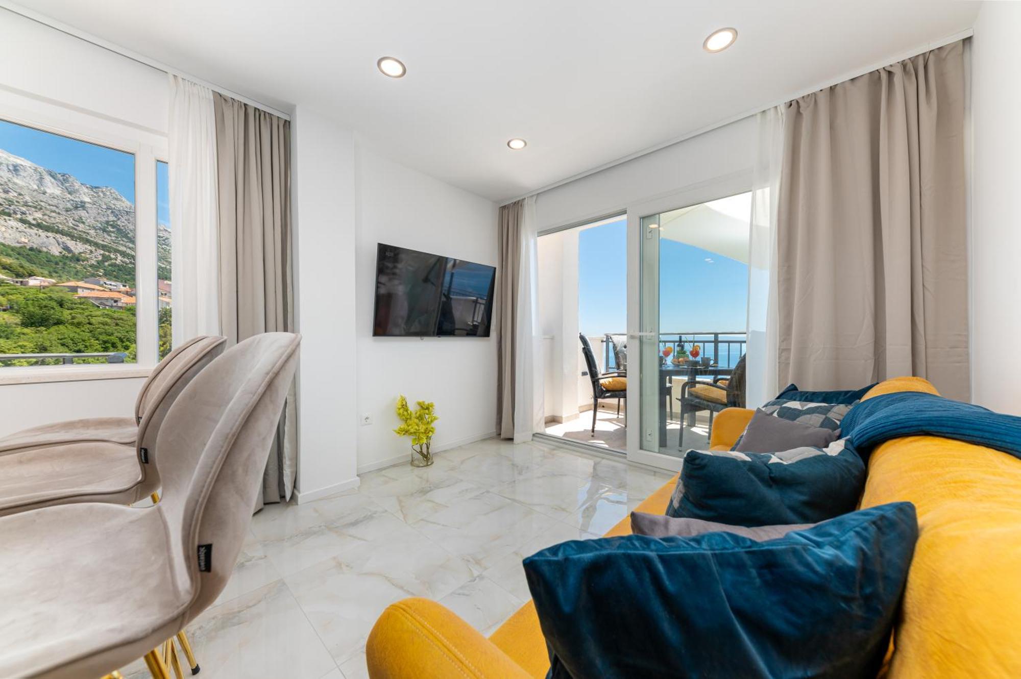 Seaview Apartments Nives Brela Eksteriør billede
