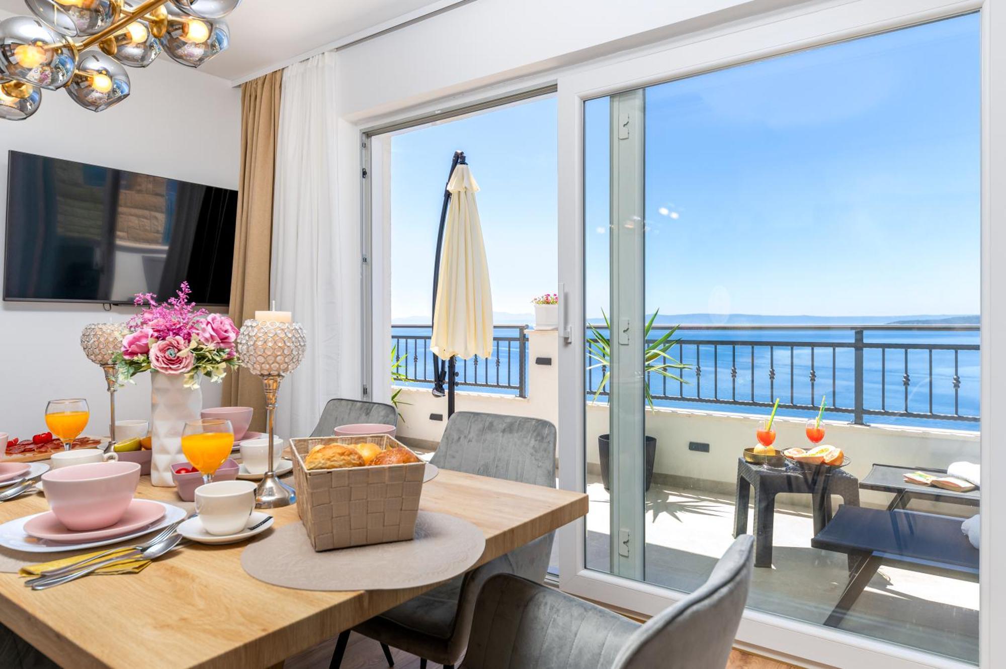 Seaview Apartments Nives Brela Værelse billede