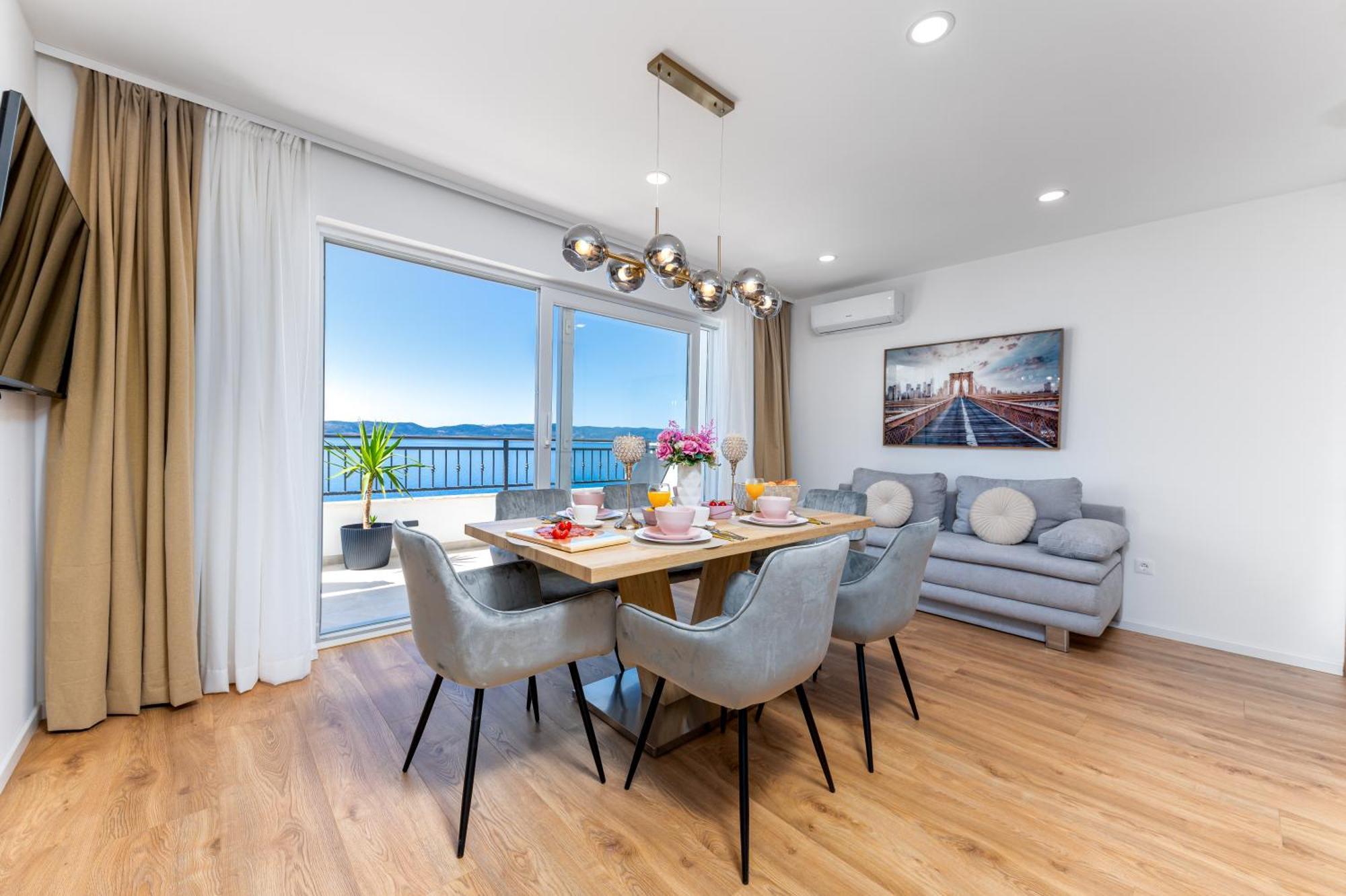 Seaview Apartments Nives Brela Eksteriør billede
