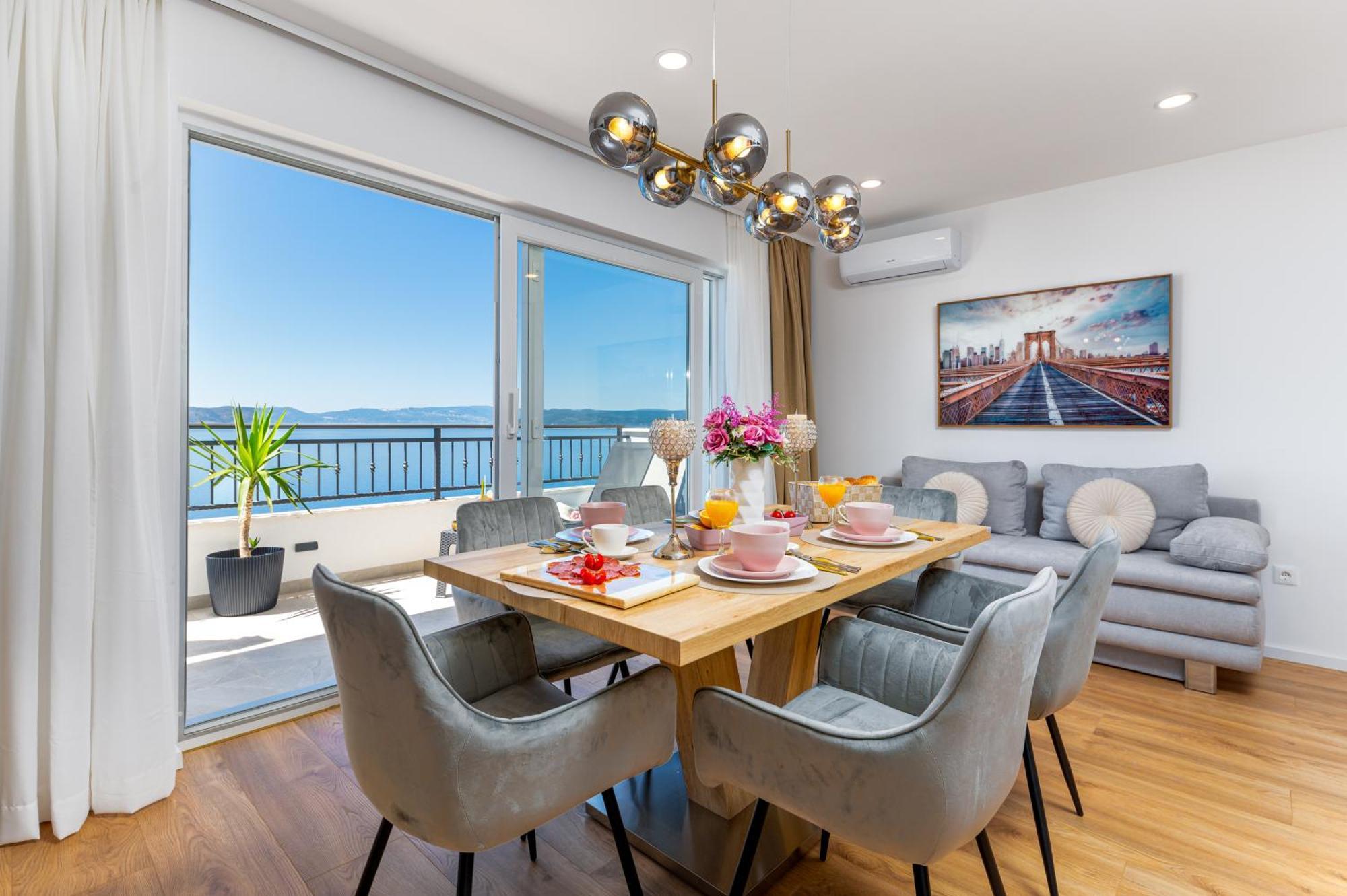 Seaview Apartments Nives Brela Eksteriør billede