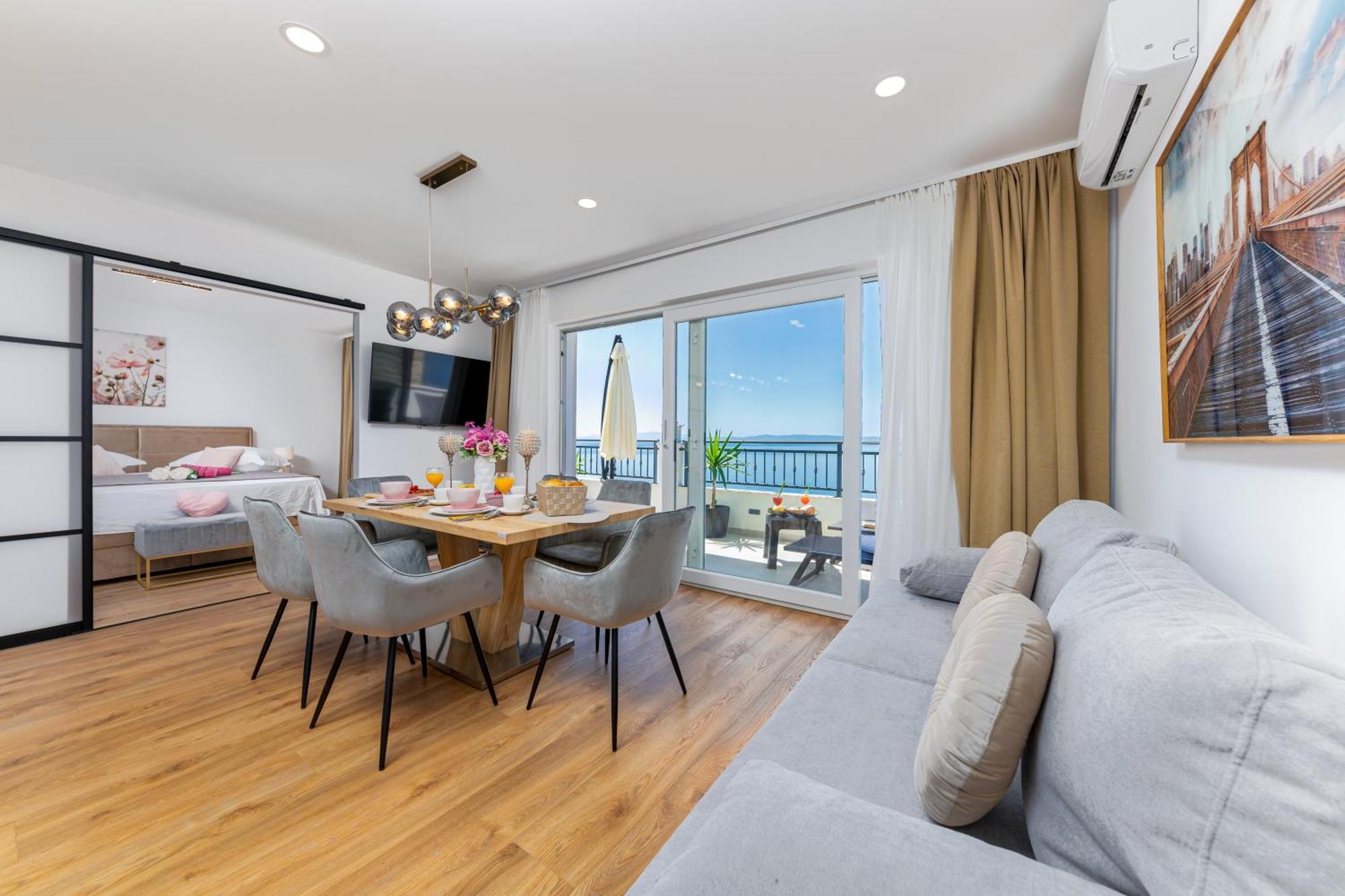 Seaview Apartments Nives Brela Eksteriør billede