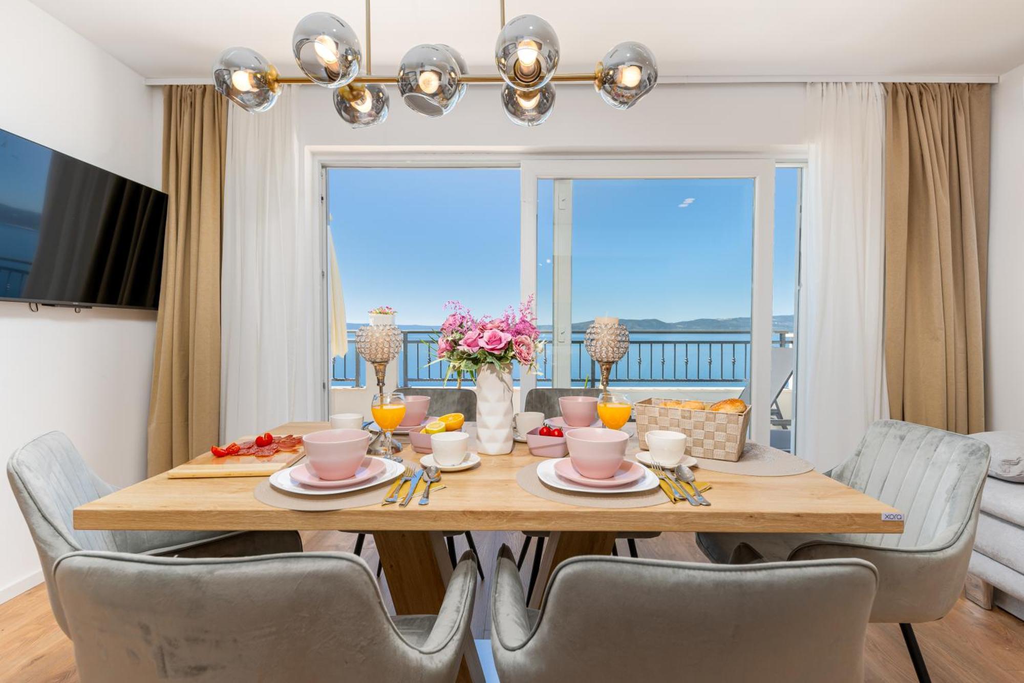 Seaview Apartments Nives Brela Eksteriør billede