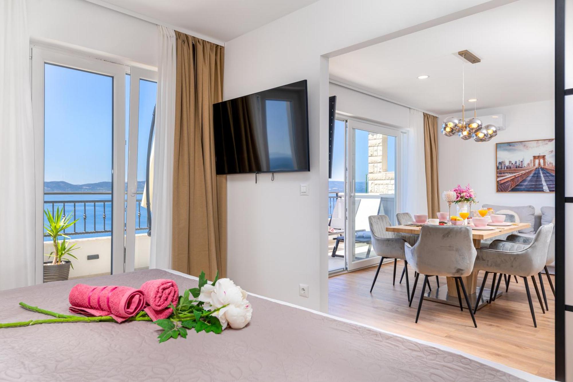 Seaview Apartments Nives Brela Eksteriør billede